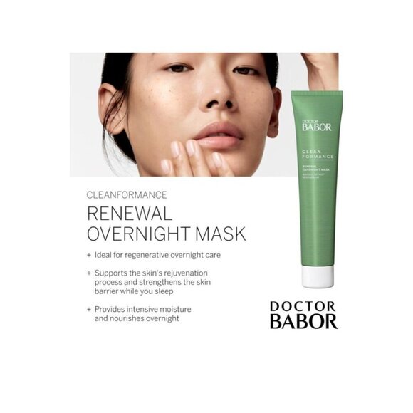 DOCTOR BABOR Renewal Overnight Mask Cleanformance Full Size 75ml NIB SEALED - Picture 4 of 10